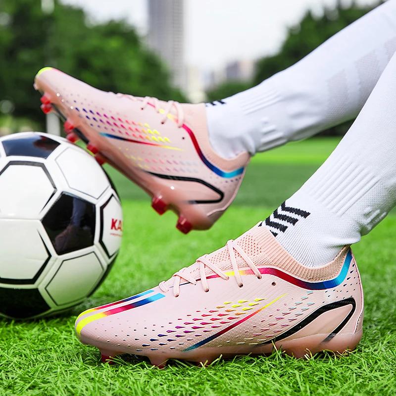 New Men Ultralight Soccer Shoes Professional Football Boots Unisex Non-Slip High-quality Training