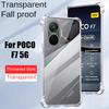 Для Xiaomi POCO F7 Чехол Прозрачный Силиконовый Чехол Для POCOF7 5G Глобальная Версия Ударопрочный Фунда Поксо Поко Литл Ф 7 7Ф 2025 Прозрачный Мягкий Чехол