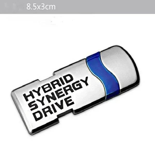 hxqgn9 1Pc 3D Metal emblem For Toyota Camry hybrid car logo HYBRID car sticker word logo rear tail modification sticker car Accessories