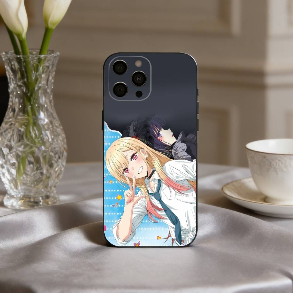 Чехол для телефона S-Shizuku K-Kuroe M-Marin Kitagawa Для iPhone 17pro, 16,15,14,13,12,11 X XR Plus, Другие Мягкий Черный Чехол