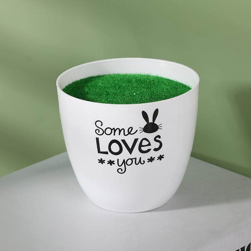 Силиконовые керамические овальные и квадратные пластиковые цветочные горшки для небольших декоративных растений и настольного декора