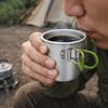 Кружка для чая Нержавеющая складная походная кружка 150 мл Ударопрочная алюминиевая кружка Многоразовая мини-кружка для бэкпэкинга