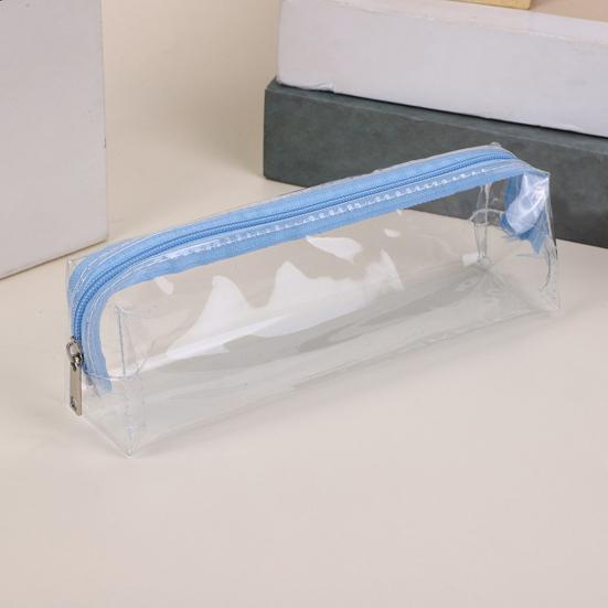 Прозрачная сумка для карандашей Портативная мешка на молнии