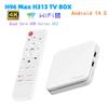 H96MAX H313 Android 14 WiFi6 4K HD Сетевая ТВ-приставка