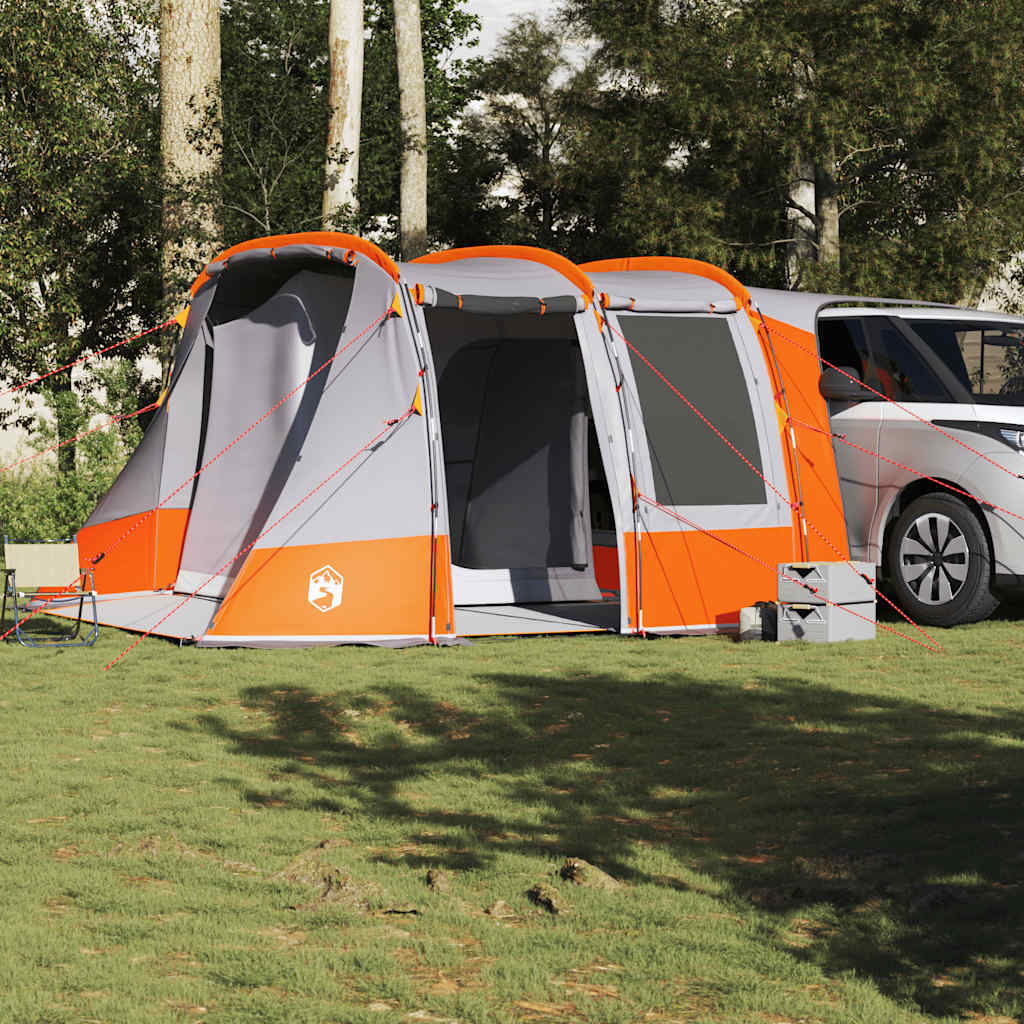 Car Tent Gray and Orange Waterproof
