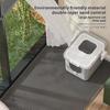 Cat Litter Mat Waterproof Urine-Proof Litter Trapping Mat Honeycomb Double Layer Design