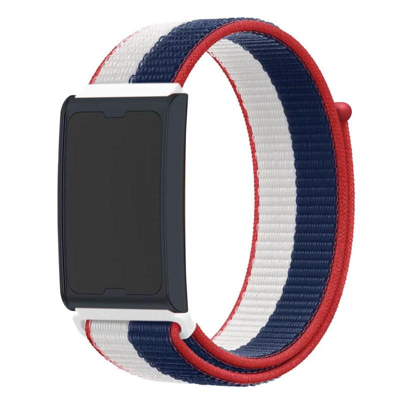 22 мм 20 мм Нейлоновый ремешок-петля Для Amazfit Helio/Bip 6/Active 2/Balance 2 Браслет в стиле флага Наручный ремешок Для Amazfit GTR 4/GTS 4 mini