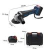 29800ma 218vf Cordless Brushless Electric Angle Grinder Polishing Grinding Cutting Machine 3 In 1 Power Cutting Tool