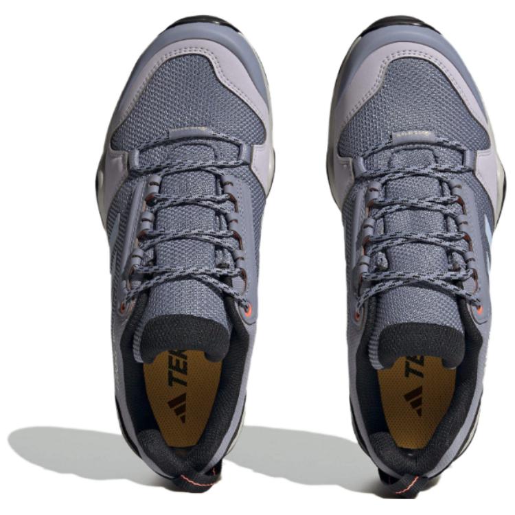 Adidas Terrex AX3 GTX Comfortable Durable Breathable Moisture-Wicking Low-Cut Hiking Shoes Women Hiking Shoes Gray HP8723