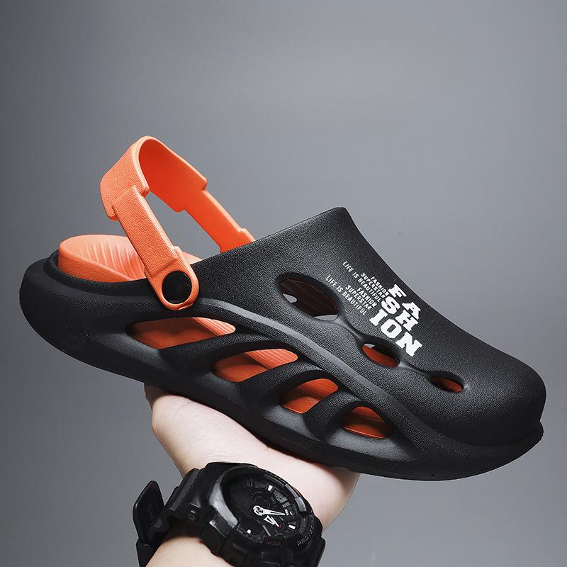 Order One Size Up Men's Shoes Non Slip Slippers Breathable Casual Slippers for Summer