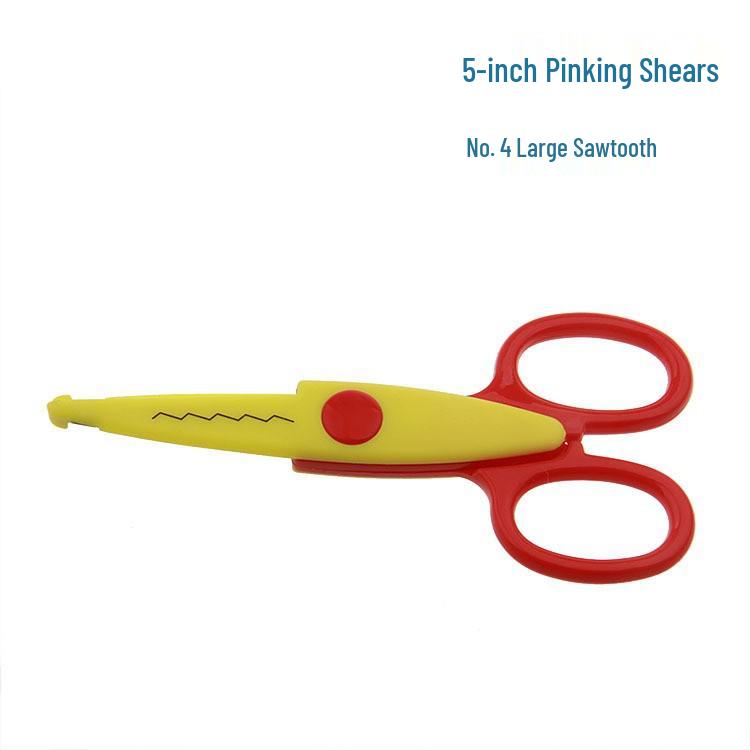 Детские безопасные ножницы для рукоделия - 5-дюймовые лезвия с забавным узором для DIY и альбомов