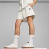 Puma Повседневные шорты с принтом в виде букв и полосок на шнуровке, мужские шорты белого цвета 622538-65