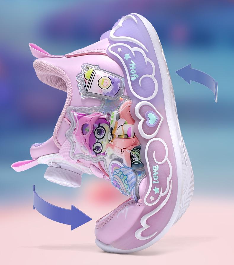 Водонепроницаемые кожаные кроссовки для бега для девочек 2025 года – противоскользящие, с мягкой подошвой, повседневные для детей старшего возраста