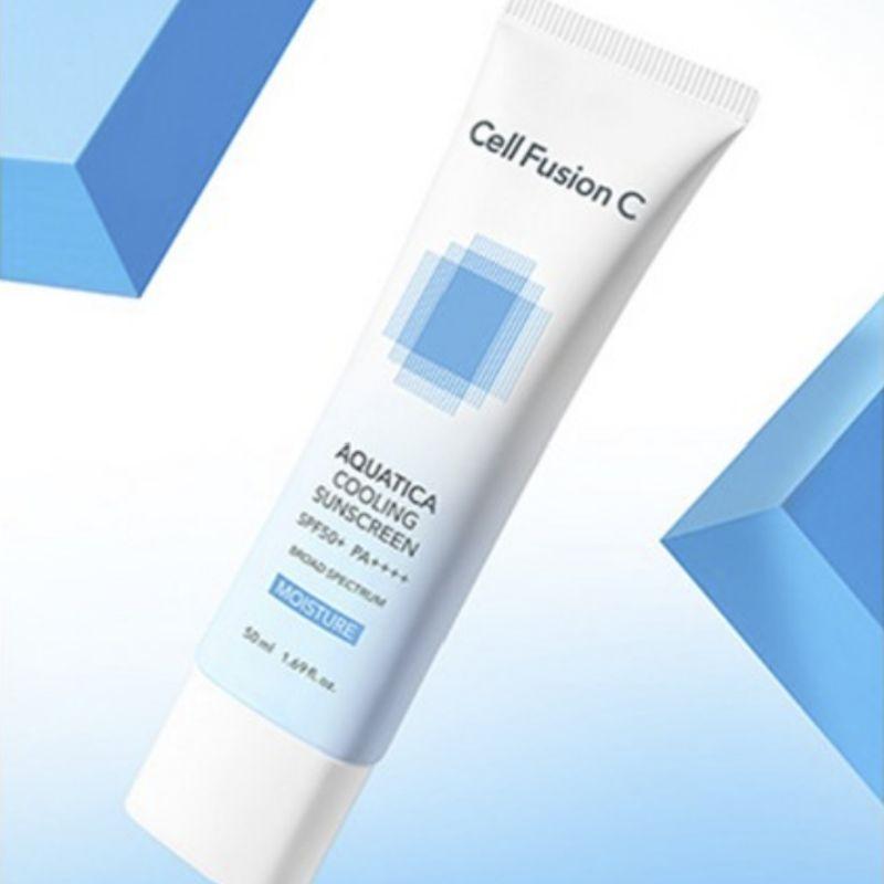 Cell Fusion C Набор солнцезащитных средств Aquatica Cooling 50 мл + 35 мл SPF50+ PA++++