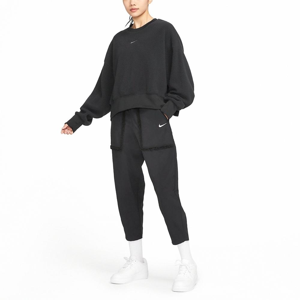 Nike Женские повседневные брюки Nike NSW Essential, удобные, простые, мягкие, дышащие, низ Черный DQ6810-010