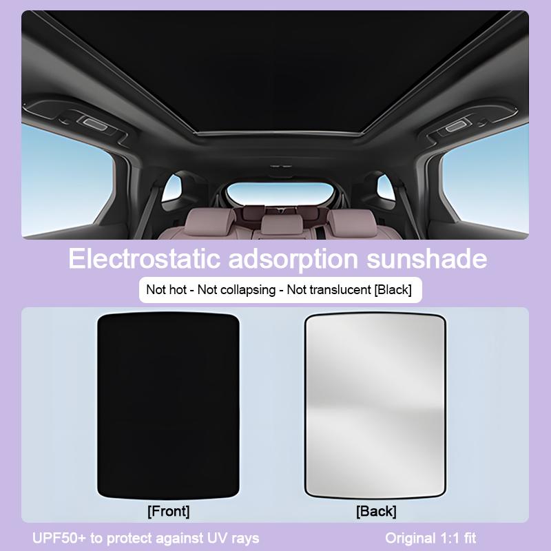 Car Insulation Sunroof Sunshade For BMW iX I20 2022 2023 2024 2025 Electrostatic Adsorption Sunshade Skylight Blind Accessories