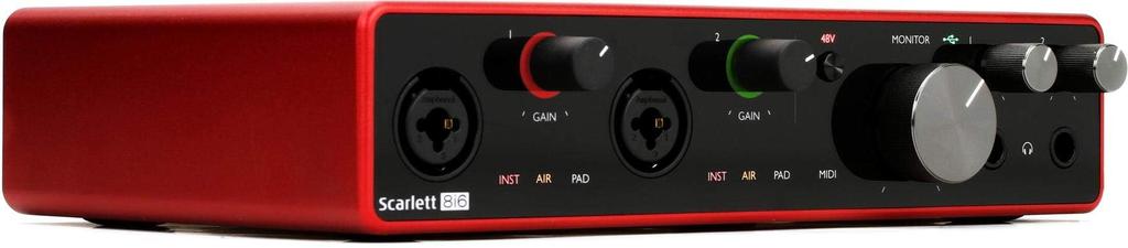 Focusrite Scarlett 8i6 Аудиоинтерфейс 3-го поколения