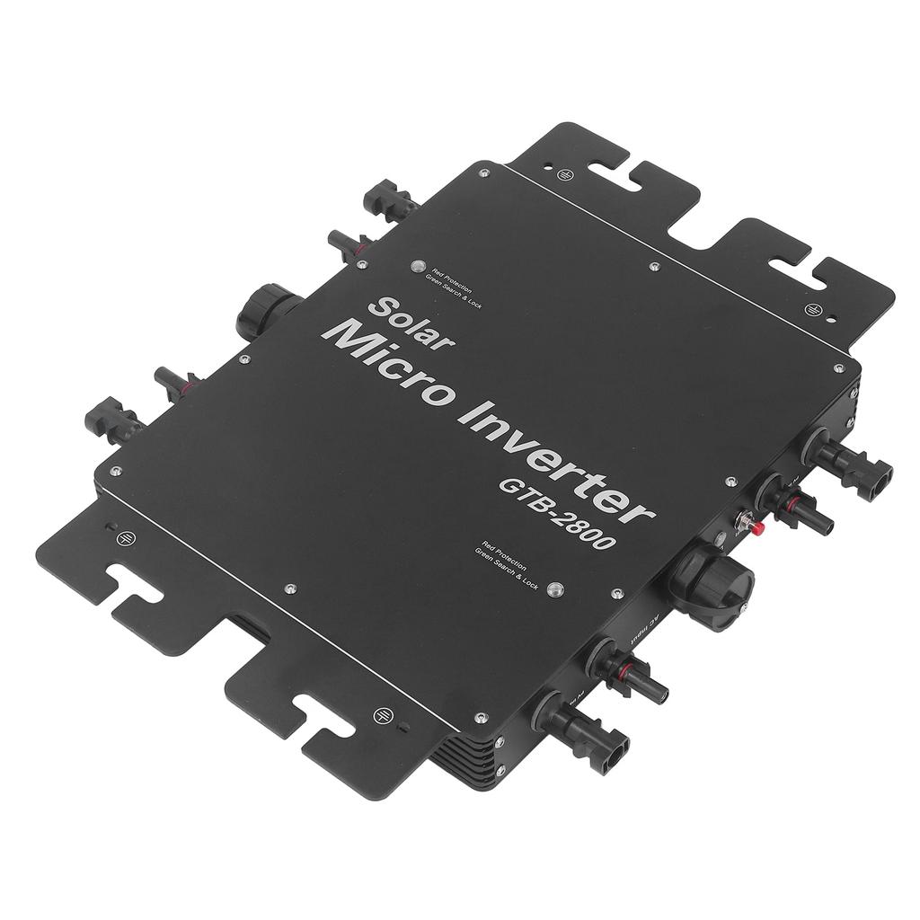 2800 Вт Солнечный сетевой инвертор MPPT Power Micro Inverter с управлением по WiFi IP65 Водонепроницаемый