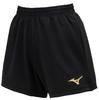 Volleyball Game Knit Size M Women's Pants, Material, Moisture-Wicking, Quick-Drying, V2MBB202, Black/Gold,