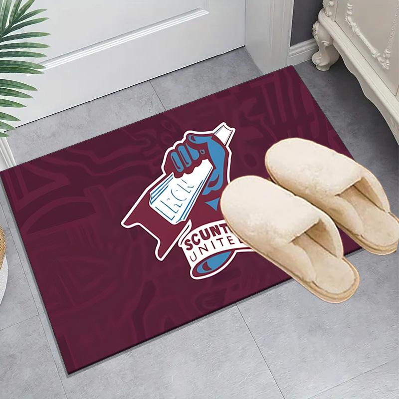 1PC Scunthorpe Fc Emblem Floor Mat for Living Room, Game Rooms, Office, Bedroom, Office Floor Mat Playful Design, Christmas fan gifts