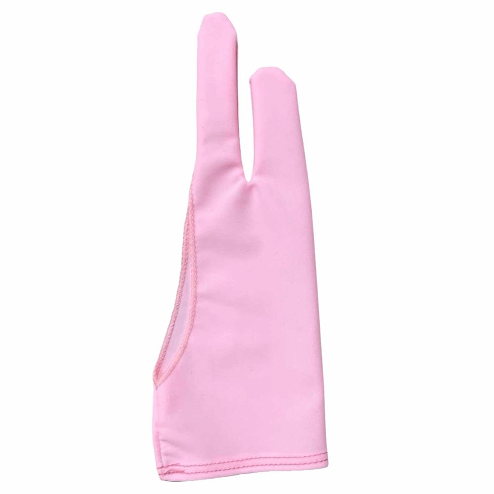 Anti-Scratch Black Blue Grey Pink Two Finger Glove Tablet Drawing Glove Art Supplies Painting Glove