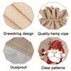12pcs Christmas Burlap Gift Bags, Linen Drawstring Bag Set for Holiday Party Gifts and Jewelry Storage. Suitable for Christmas Party Supplies