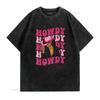Howdy Groovy Western Black Cowgirl African American Women T Shirt vintage Washed Stylish fashion Stretched Unisex Comfortable