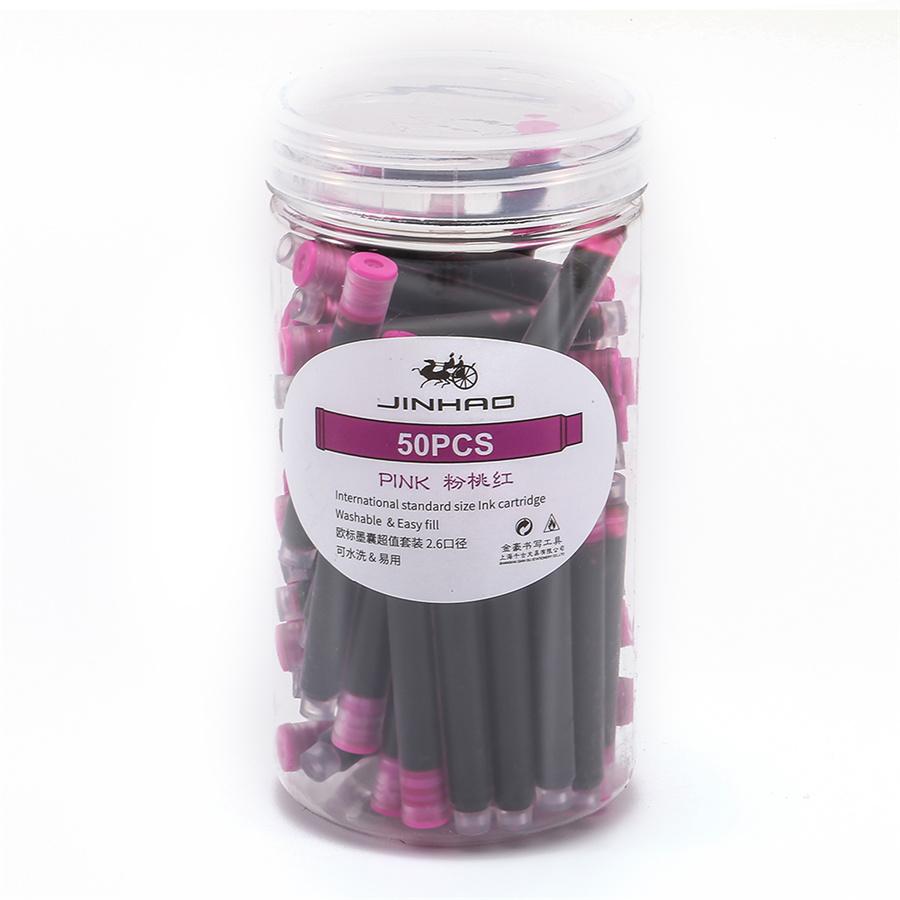 50pcs набор чернил для картриджа Jinhao для пополнения школы A6612