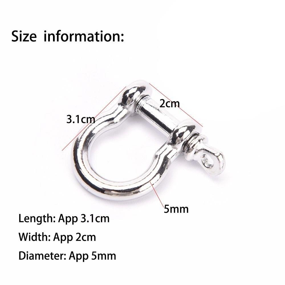 Multistyles Rope Paracord Buckle Survival Bracelets O-Shaped Shackle Outdoor Accessories