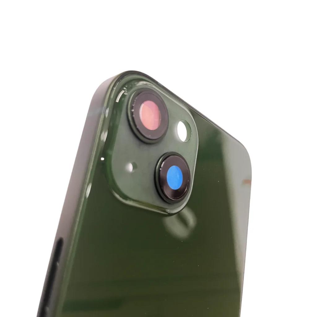 Back Housing Cover For iPhone 13 Mini 13 Pro Max Back Battery Door Rear Glass with Chassis Frame SIM Tray Side Key Parts