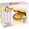 Bestron Gaufrier pour gaufres classiques en forme de cœur, Gaufrier avec revêtement anti-adhésif, 700 Watts, Couleur: jaune