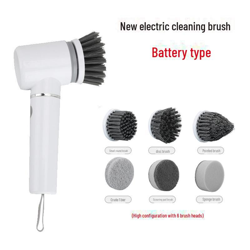 Беспроводная ручная электрическая щетка для чистки кухни и ванной комнаты