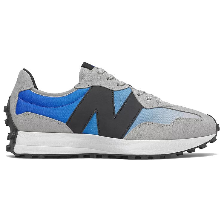 New Balance 327 Легкие алюминиевые кобальтово-синие мужские кроссовки серые MS327SD