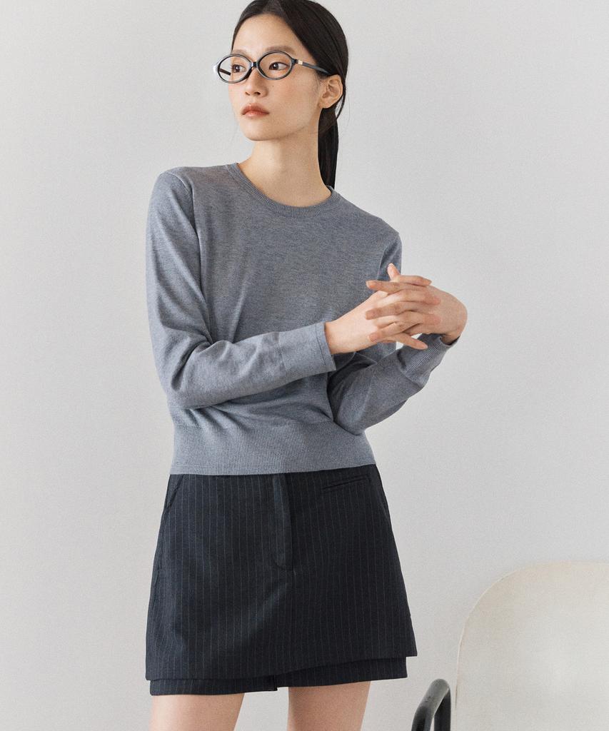 MIXXO [Базовый] Свитшот с круглым вырезом_Miwkag320T