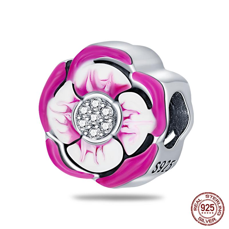 Fit Qikaola Original Bracelet Copper Flower Bird Series Charms Beads For Women Fashion Diy Jewelry Gifts Making