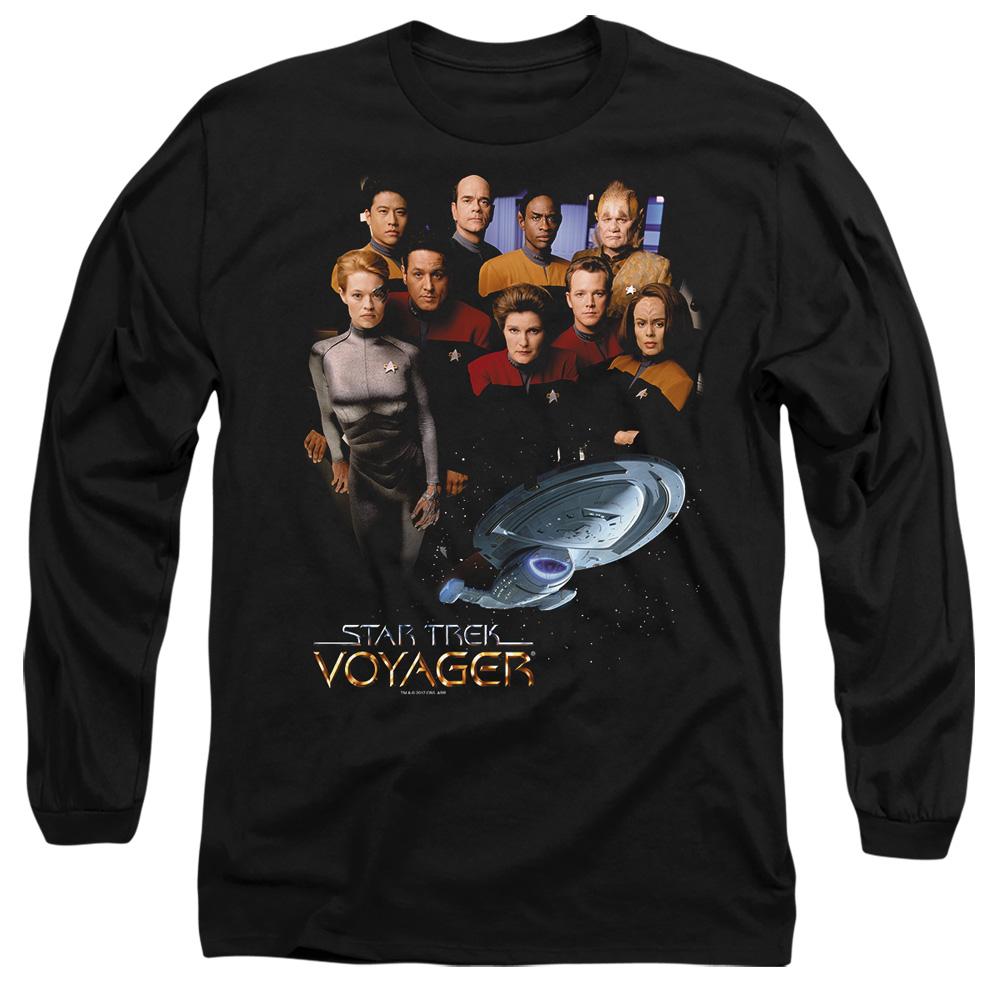 Star Trek Unisex Adult Voyager Crew T-Shirt