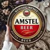 Ретро Металлическая жестяная табличка Пиво Amstel Декор стены 8x12 дюймов Винтажная для Бара Мужской комнаты Паба