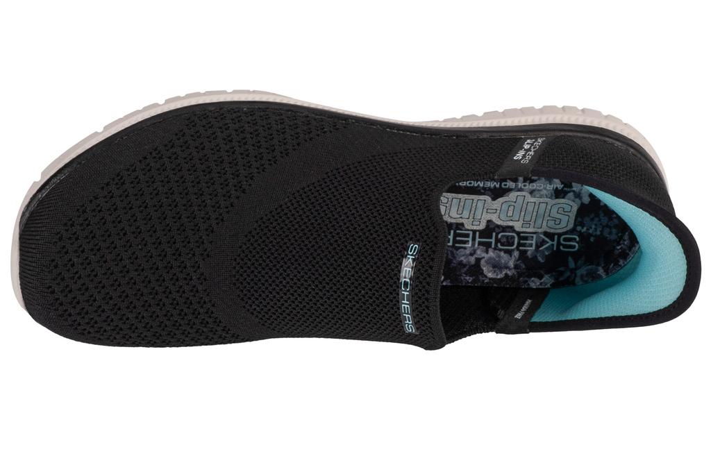 Skechers Слипоны: Virtue - элегантные женские черные кроссовки