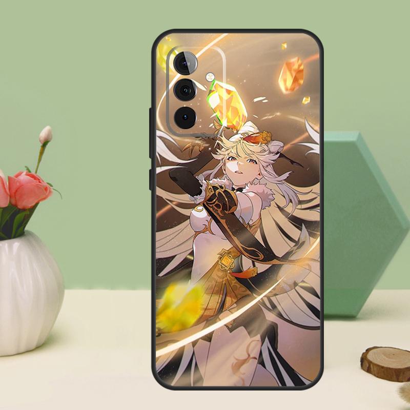 Чехол Genshin Impact Нин Гуан для Samsung Galaxy A26 A54 A34 A14 A52 A32 A12 A13 A33 A53 A15 A16 A36 A56 A06 A35 A55