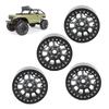 4 PCS 2.2in Aluminum Alloy Wheel Hub   Replacement Hub for 1Celsius10 RC Simulation Crawler