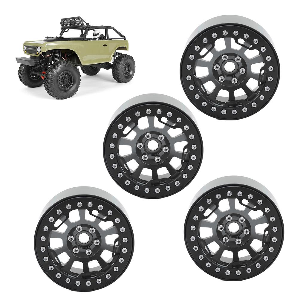 4 PCS 2.2in Aluminum Alloy Wheel Hub Replacement Hub for 1Celsius10 RC Simulation Crawler