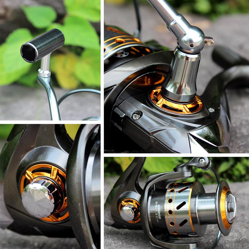 Спиннинговые рыболовные катушки — левая правая, передаточное число 5,2:1/5,1:1, 13BB, катушка для пресноводной и морской рыбалки