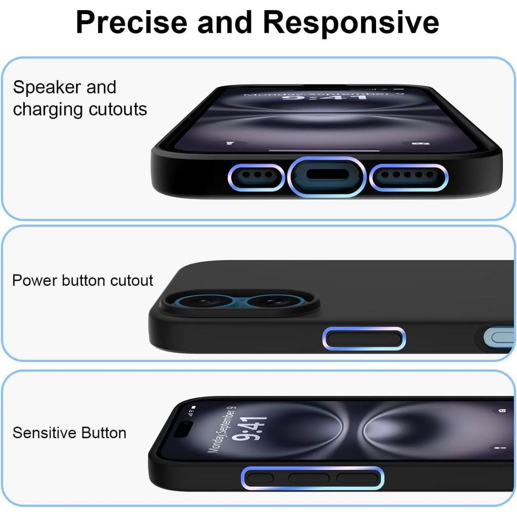 Чехол из жидкого силикона для iPhone 17 16 15 14 13 12 11 Pro Max 12 Mini iPhone 16 Plus 16e 17 Air Мягкий Защитный Противоударный Чехол