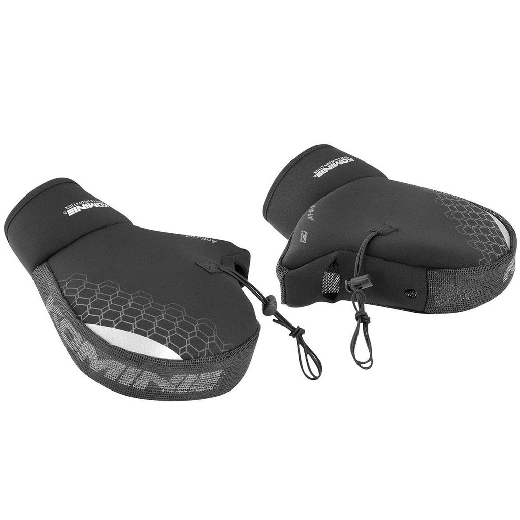 KOMINE Air Through Handle Cover for Motorcycles Black Free 13006 AK-349