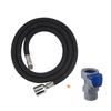 Home Improvement Kitchen Faucet Hose 1.5m Faucet Hose Long And Flexible Metal Heads High Density Nylon For Kitchen Faucets