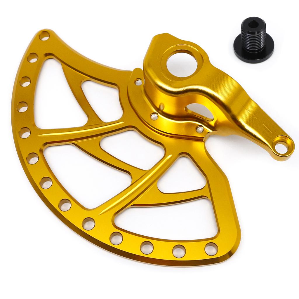 For Surron Sur-ron Ultra Bee CNC Aluminum Front Brake Disc Guard Cover Black Gold Gray