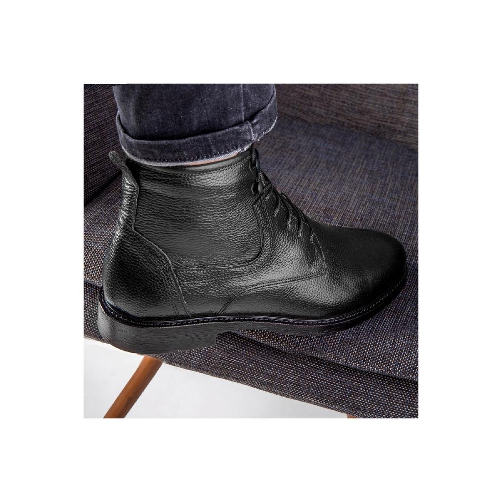 Мужские ботинки Rico из натуральной кожи со шнуровкой на резиновой подошве, ботинки на шнуровке