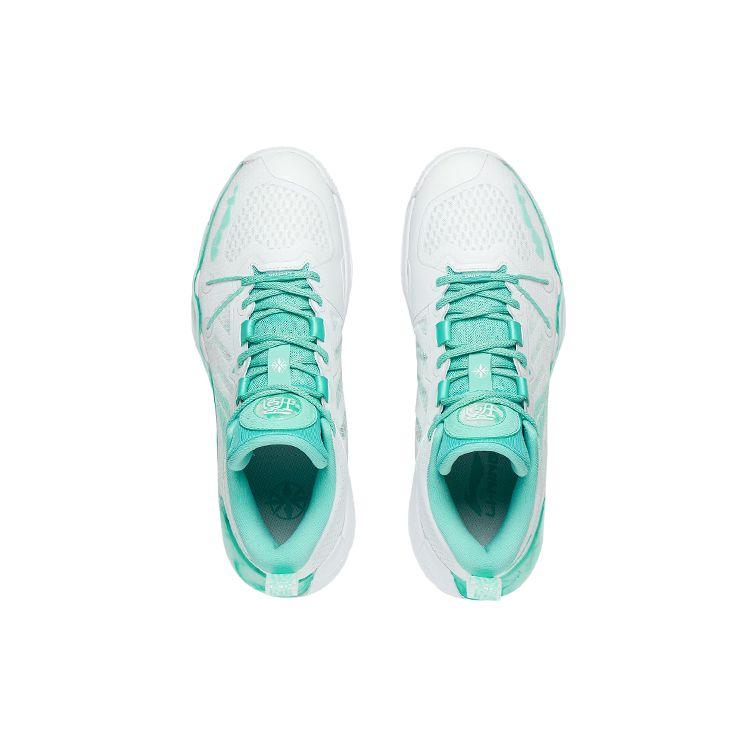 LiNing Blade 2.0 Low Stone Jade Легкая ткань с отскоком Синтетическая кожа TPU Амортизация Противоскользящая Износостойкая Поддержка ABAS103-2