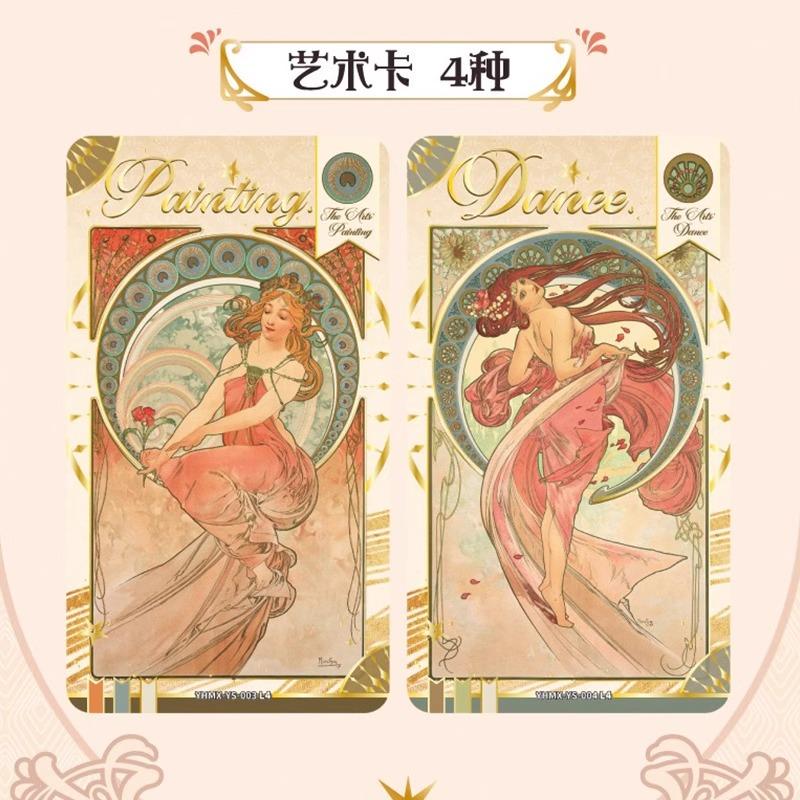 Официальная карта Timeless Mucha Серия «Цветочная фантазия» Том 1 Коллекция «Наследие» Полная коробка Премиальные карты Аниме-аксессуары Подарок