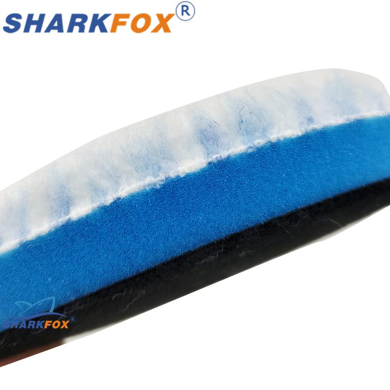 Sharkfox 5/6inch New Blue Microfiber Polishing Pad For Cars Body Polish Micro Fiber Polishing Wheels For DA/RO Car Polisher